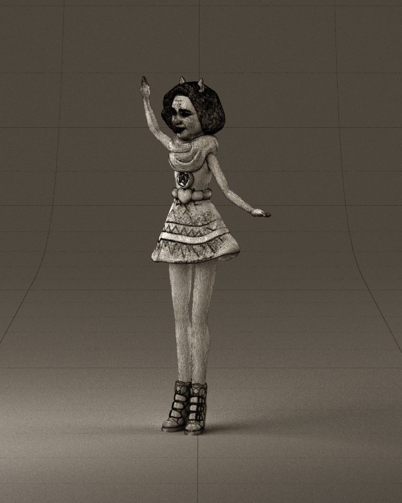 001038 barbie woman 3D Print Ready 3D print model_33