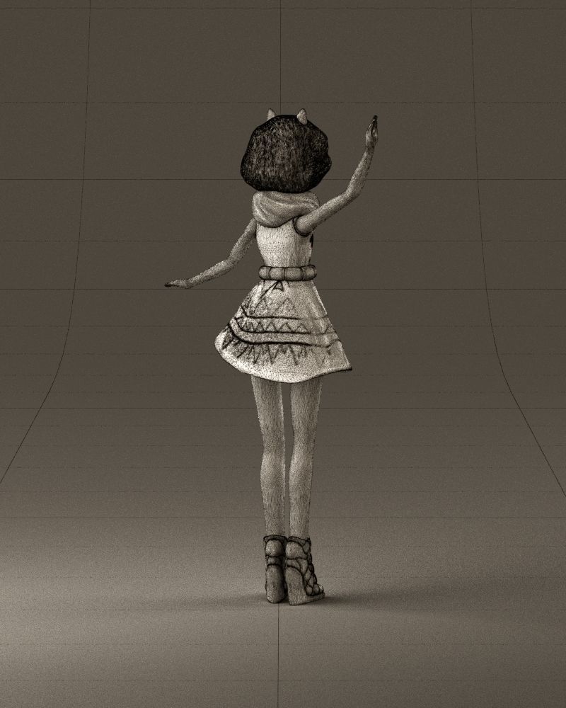 001038 barbie woman 3D Print Ready 3D print model_29