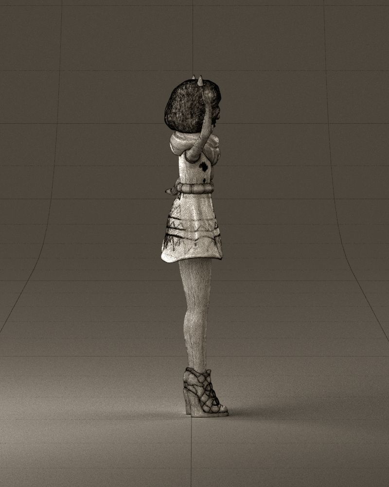 001038 barbie woman 3D Print Ready 3D print model_28