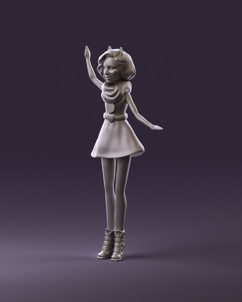 001038 barbie woman 3D Print Ready 3D print model_9