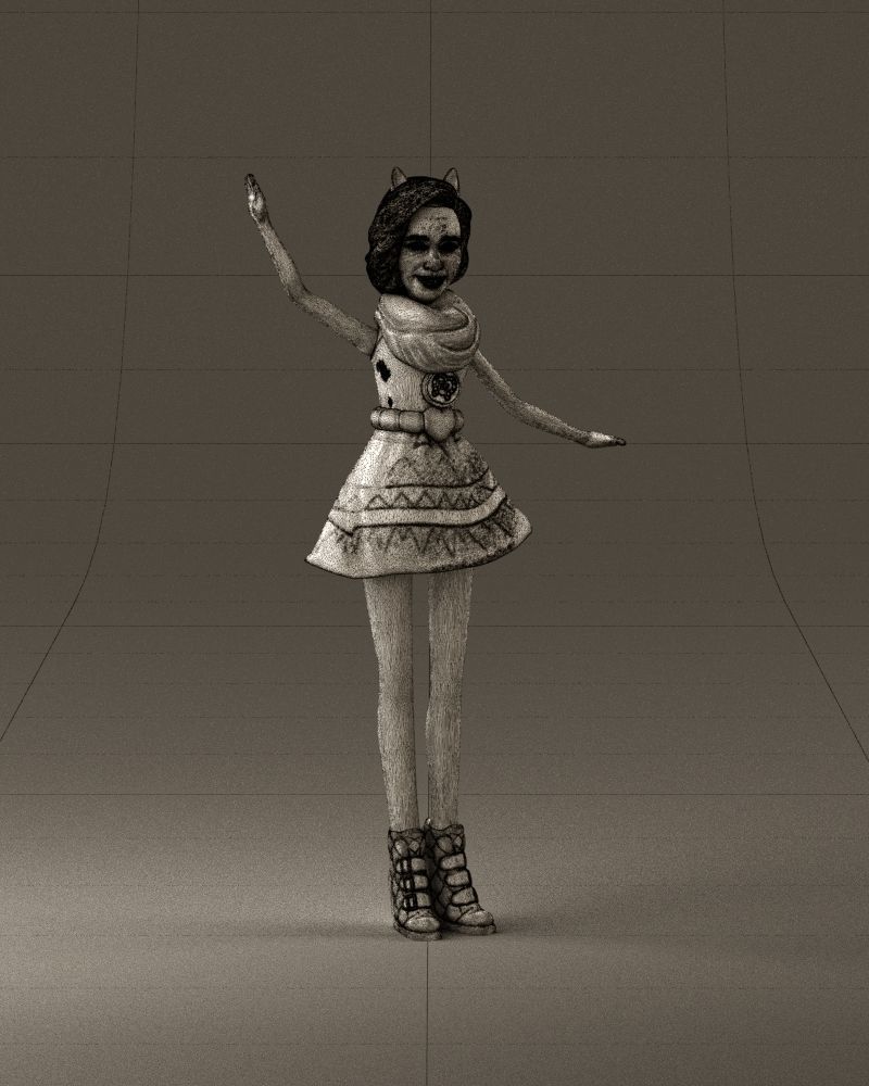 001038 barbie woman 3D Print Ready 3D print model_25