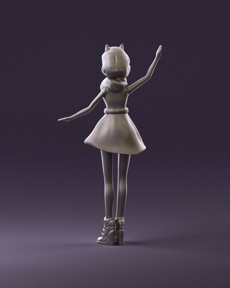 001038 barbie woman 3D Print Ready 3D print model_6