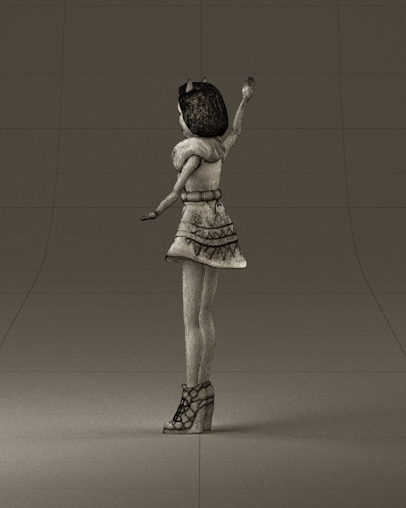 001038 barbie woman 3D Print Ready 3D print model_31