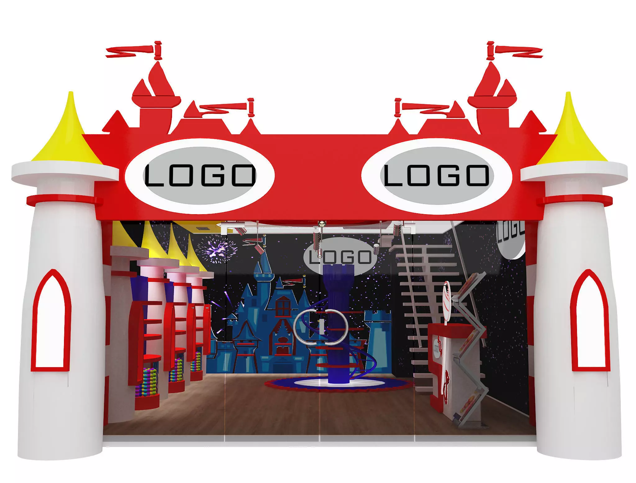  Merchandise Store Supermarket a62 3D model_0