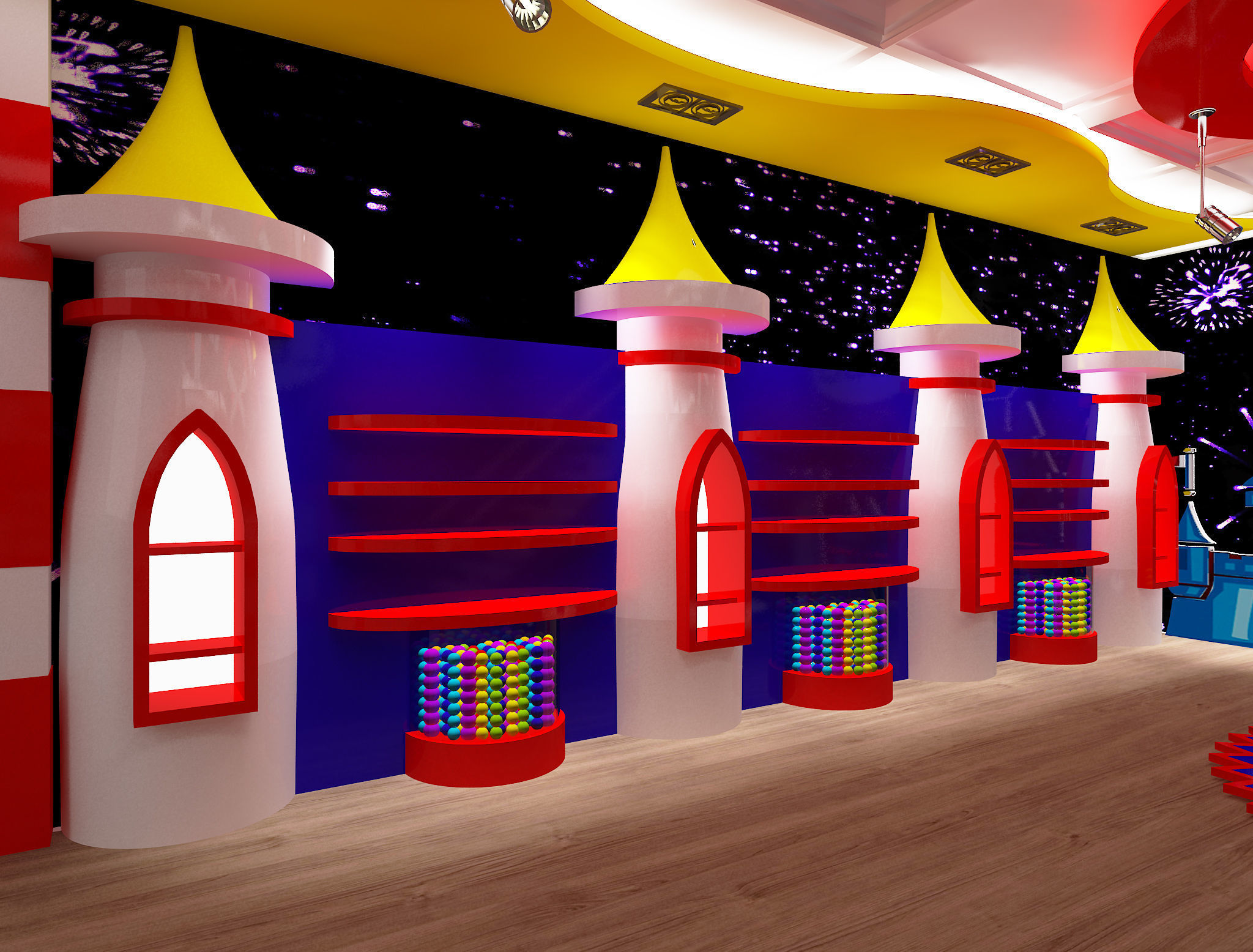  Merchandise Store Supermarket a62 3D model_7