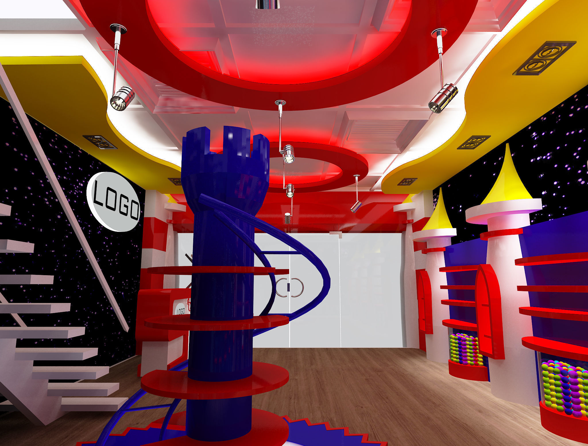  Merchandise Store Supermarket a62 3D model_3