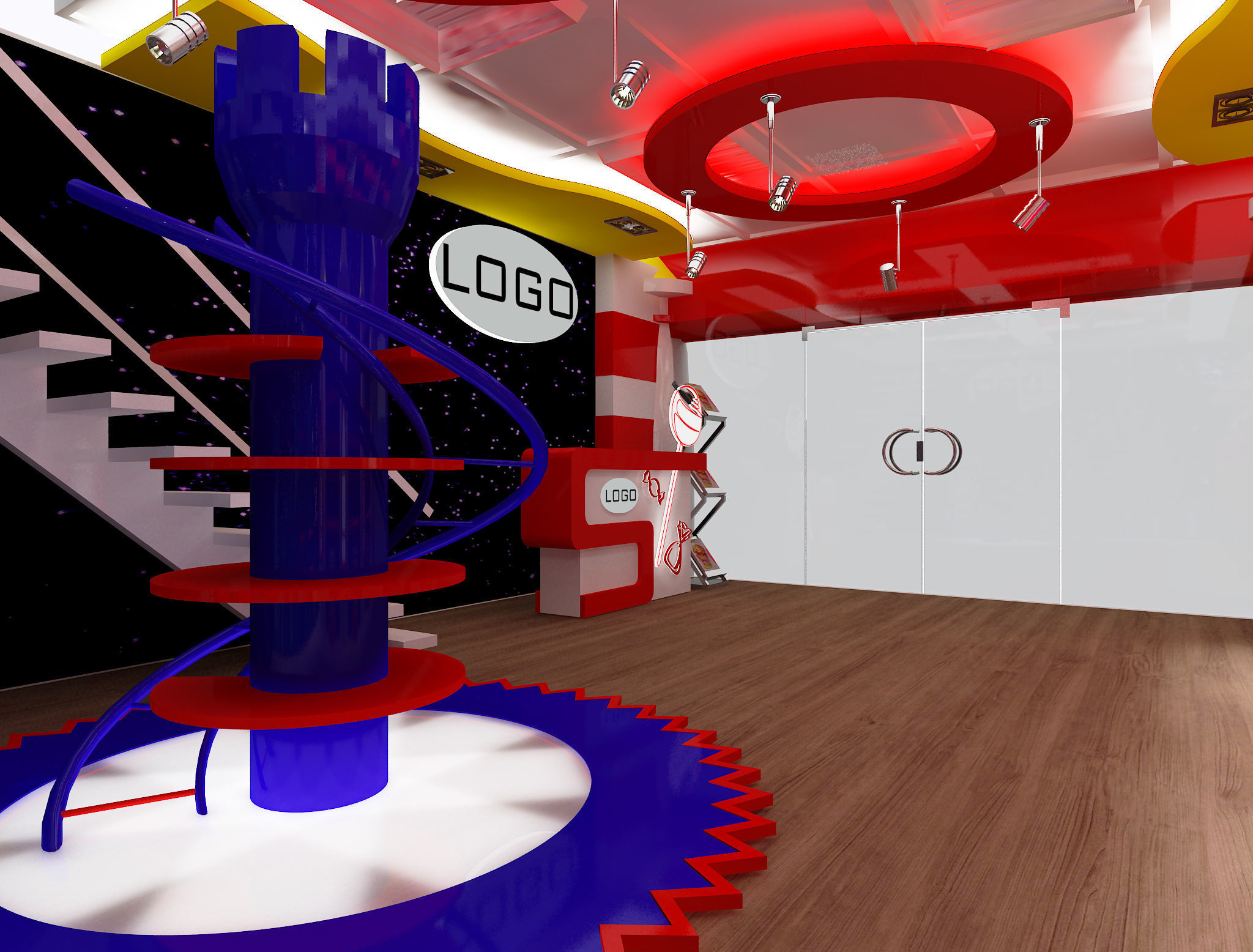  Merchandise Store Supermarket a62 3D model_5