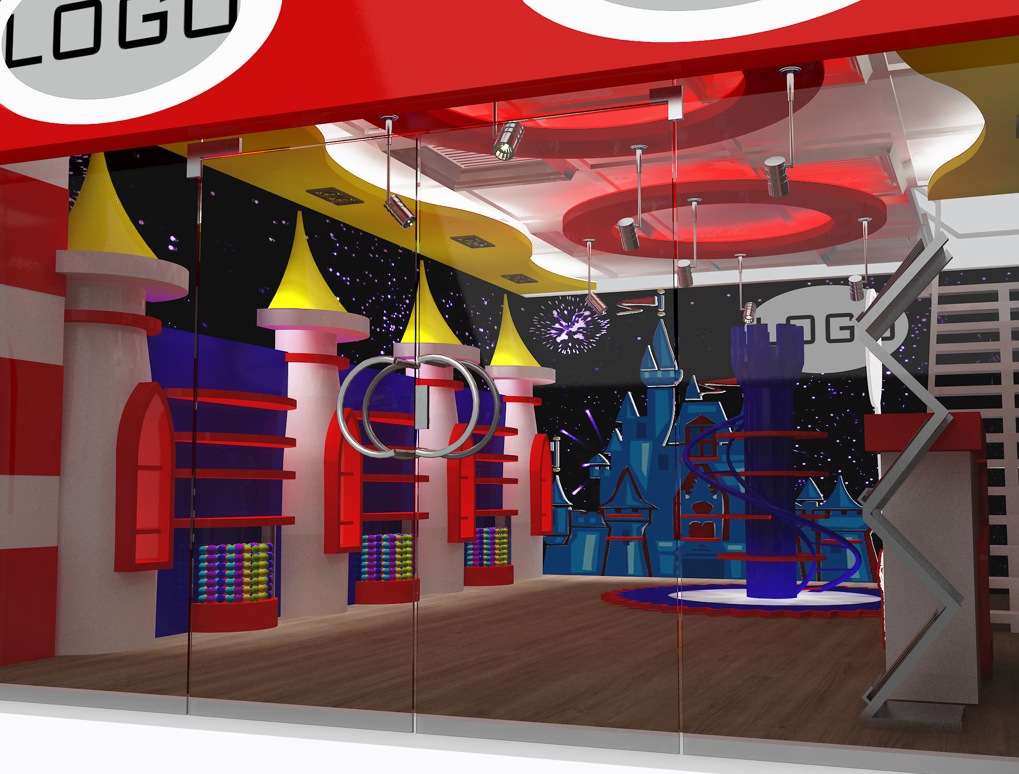  Merchandise Store Supermarket a62 3D model_1