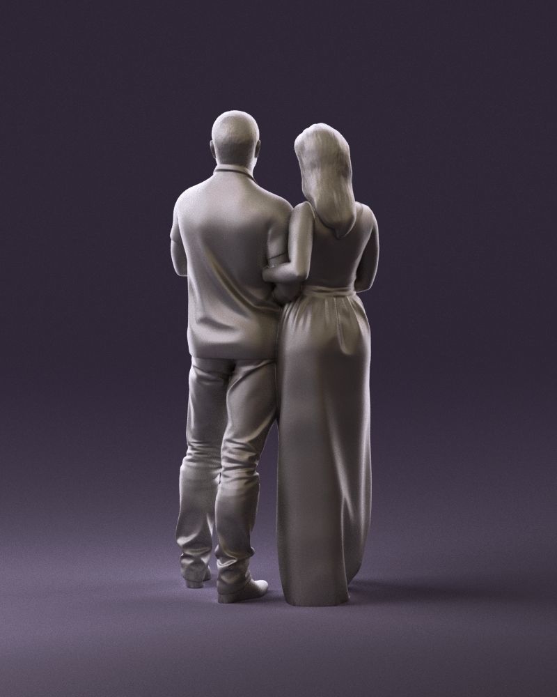 001050 man and woman of moddle age with cat 3D model_18