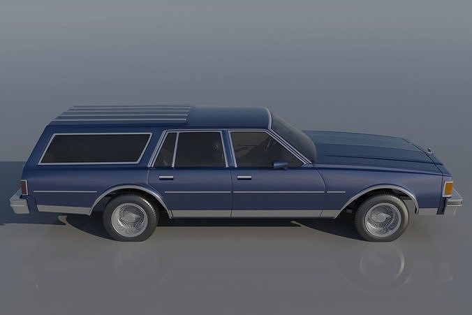 Chevrolet Caprice Wagon 1977  3D print model 5