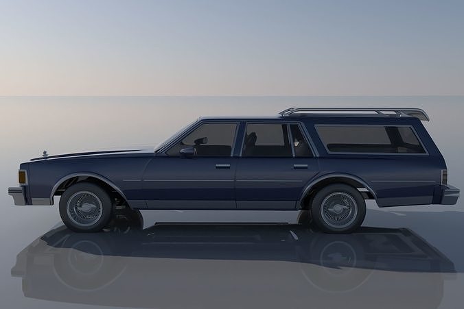 Chevrolet Caprice Wagon 1977  3D print model 2