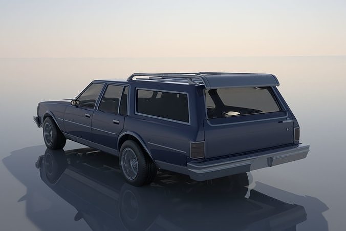 Chevrolet Caprice Wagon 1977  3D print model 3