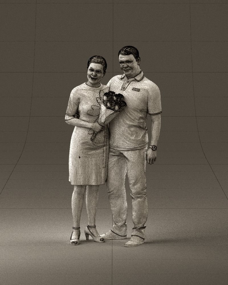 001052 man in purple polo with woman 3D model_33