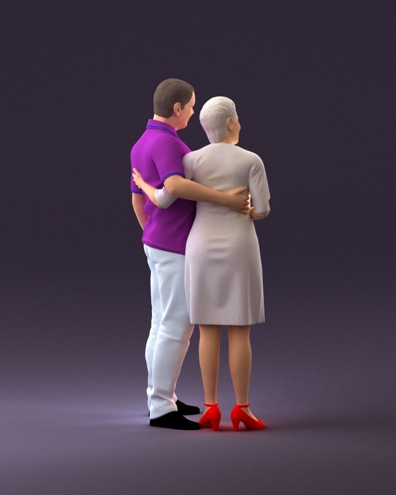 001052 man in purple polo with woman 3D model_5