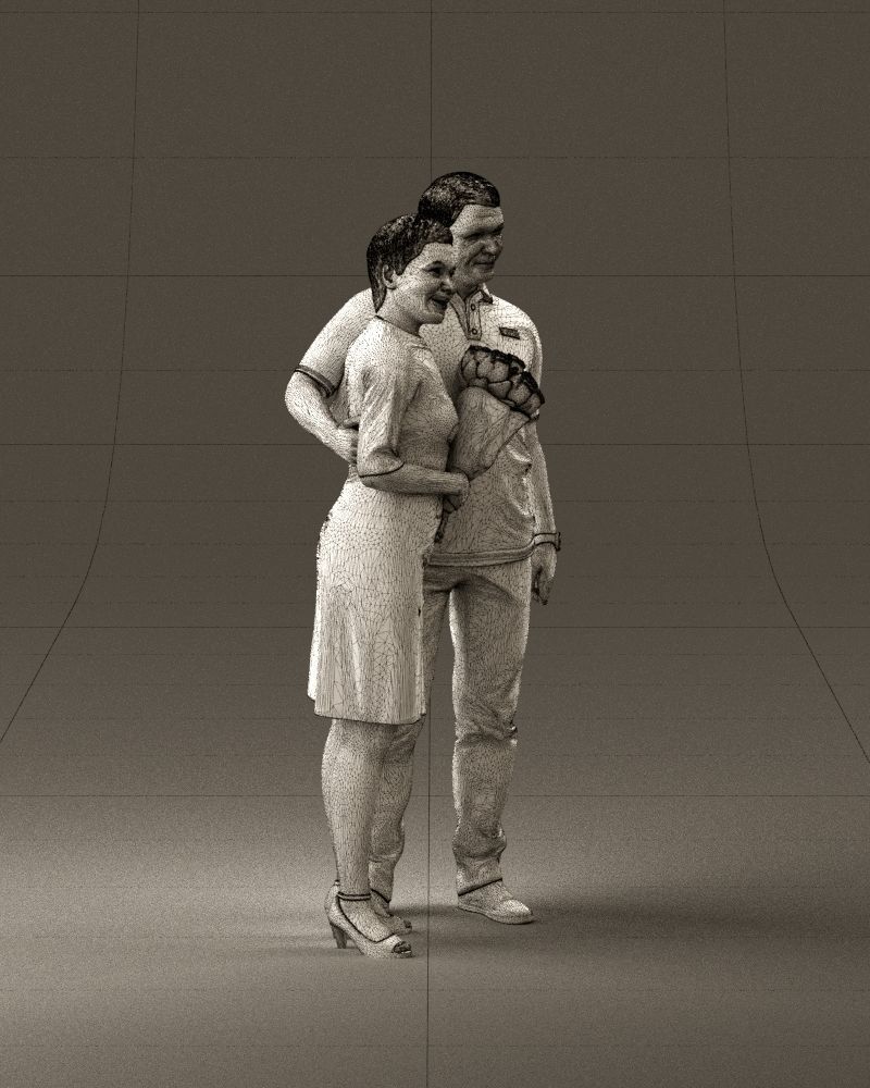 001052 man in purple polo with woman 3D model_26