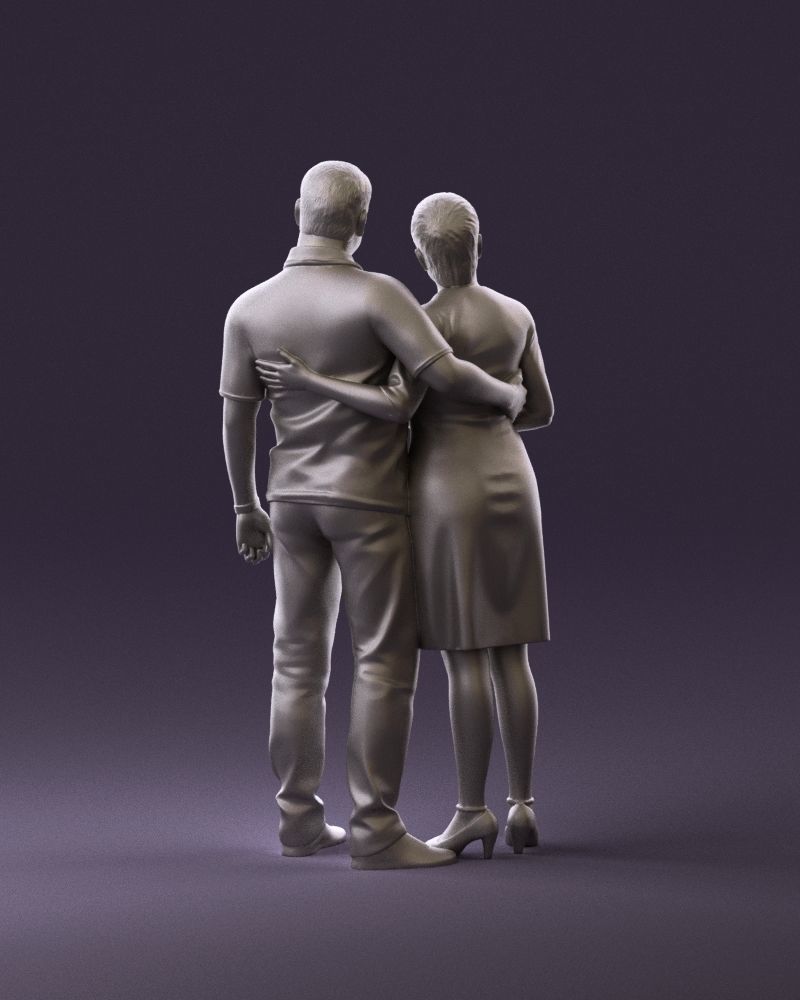 001052 man in purple polo with woman 3D Print Ready 3D print model_6