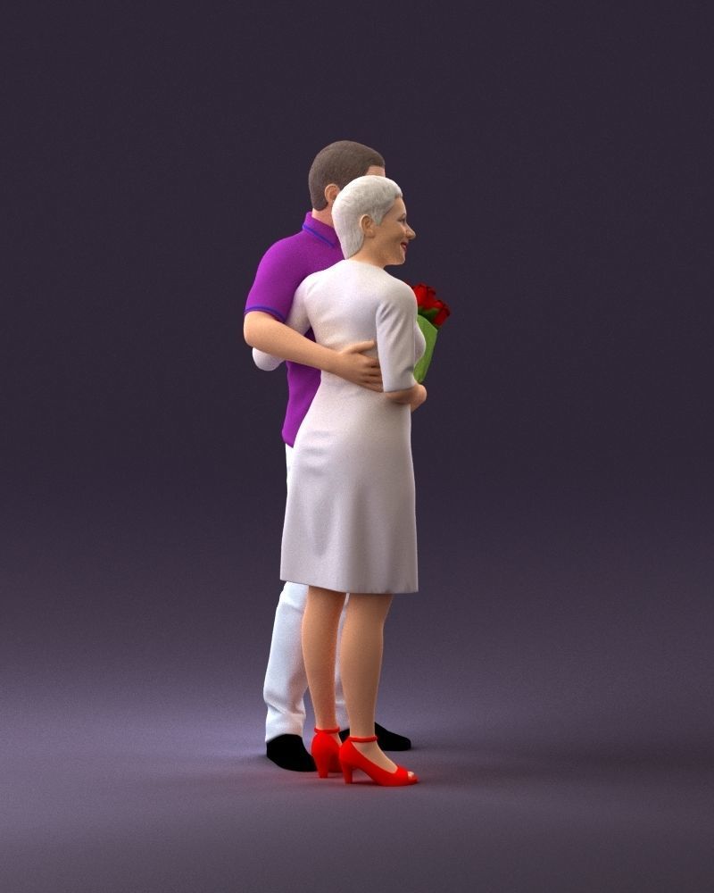 001052 man in purple polo with woman 3D Print Ready 3D print model_16