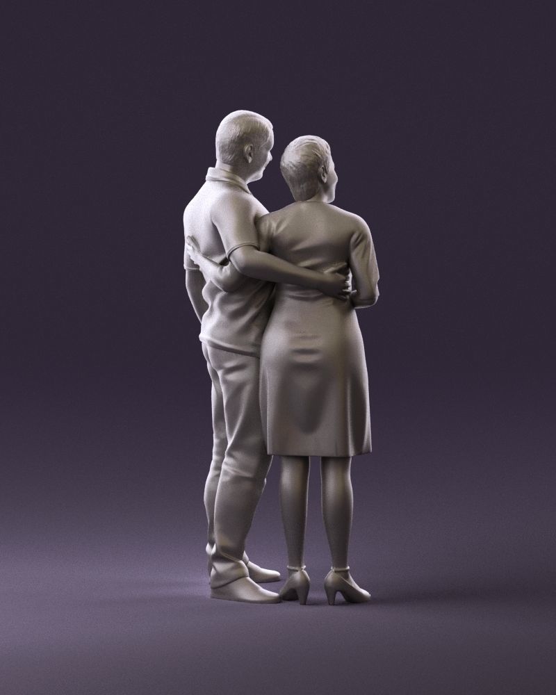 001052 man in purple polo with woman 3D Print Ready 3D print model_5