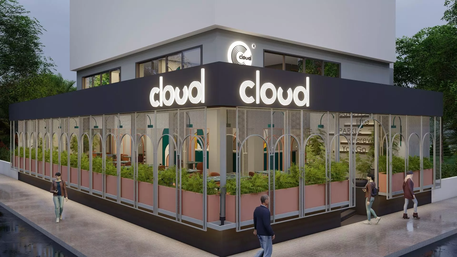 CAFE CLOUD 3D model_0