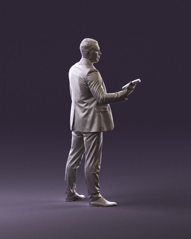 001056 businessman in darkgray suit money in hand 3D model_15