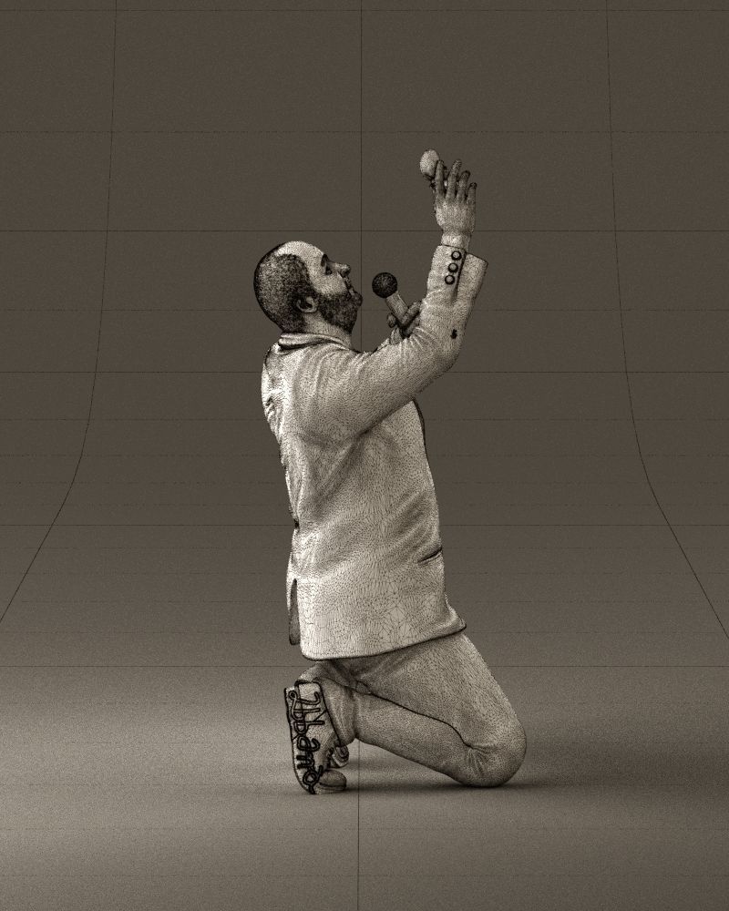 001060 man making an offer of marriage 3D Print Ready 3D print model_29