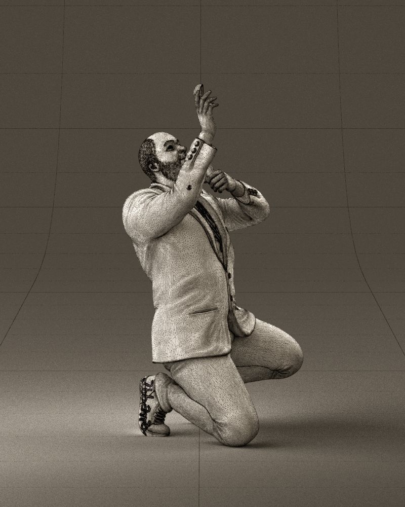 001060 man making an offer of marriage 3D Print Ready 3D print model_28