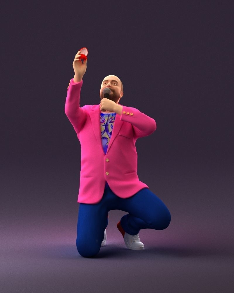 001060 man making an offer of marriage 3D Print Ready 3D print model_14