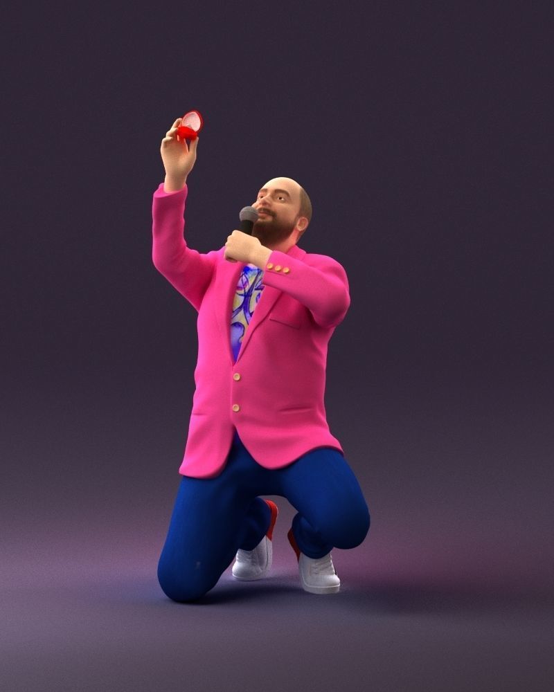 001060 man making an offer of marriage 3D Print Ready 3D print model_13