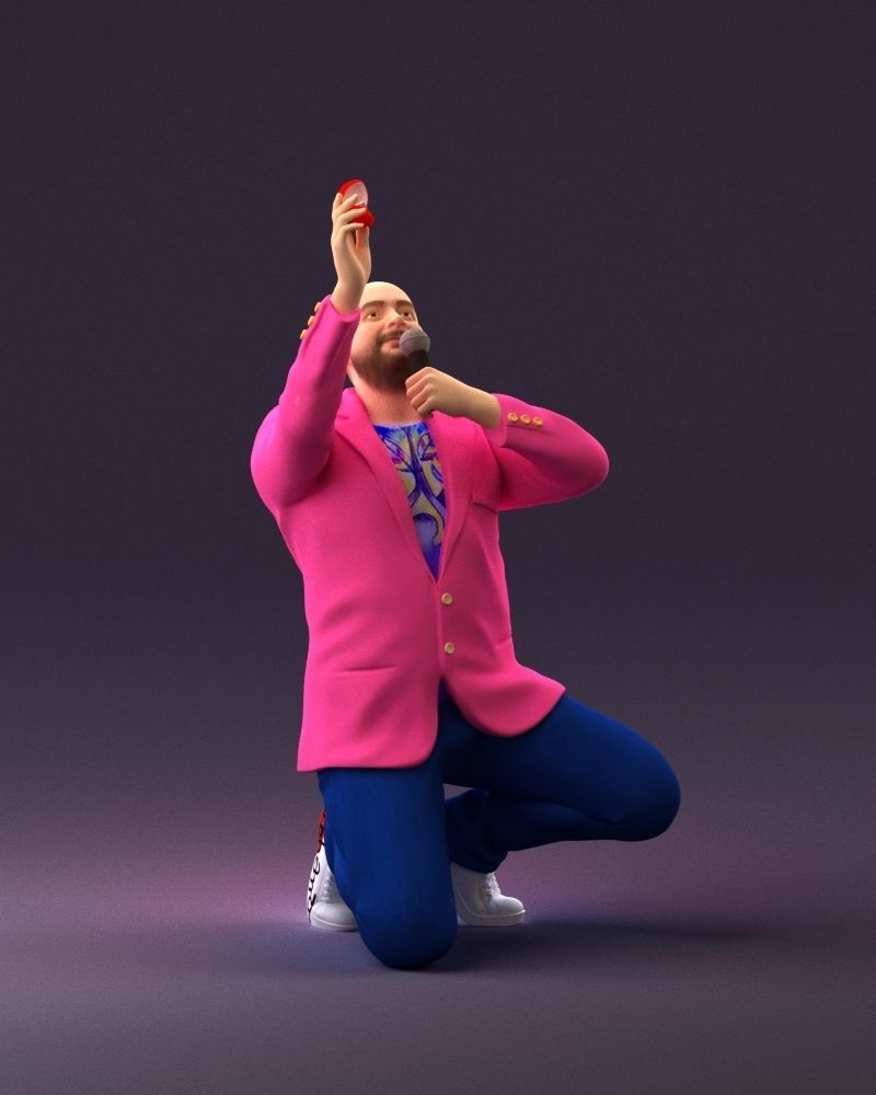 001060 man making an offer of marriage 3D Print Ready 3D print model_15