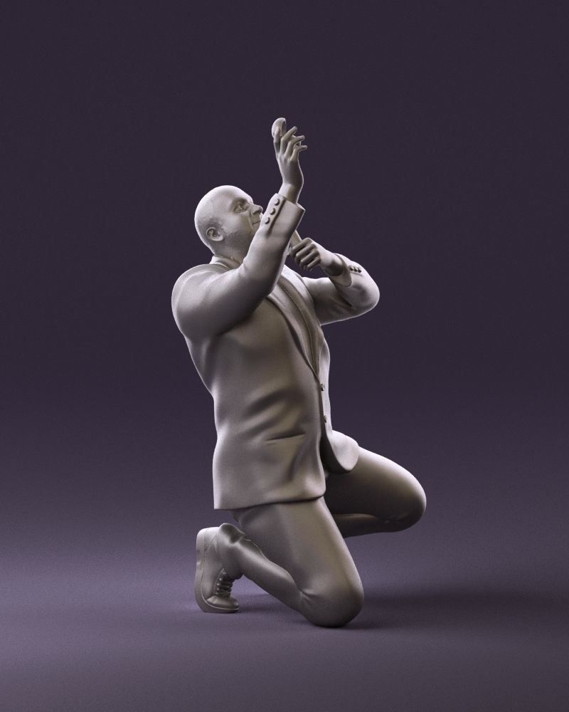 001060 man making an offer of marriage 3D Print Ready 3D print model_4