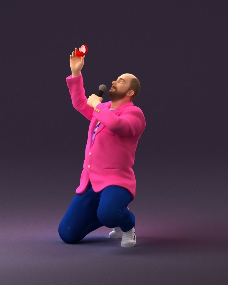 001060 man making an offer of marriage 3D Print Ready 3D print model_22