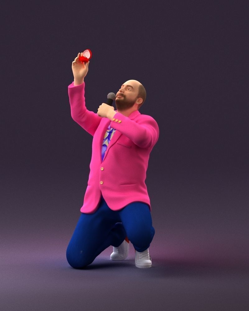 001060 man making an offer of marriage 3D Print Ready 3D print model_23