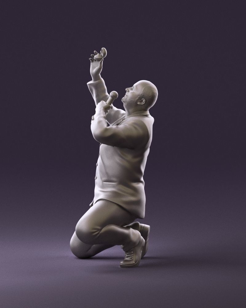 001060 man making an offer of marriage 3D Print Ready 3D print model_9