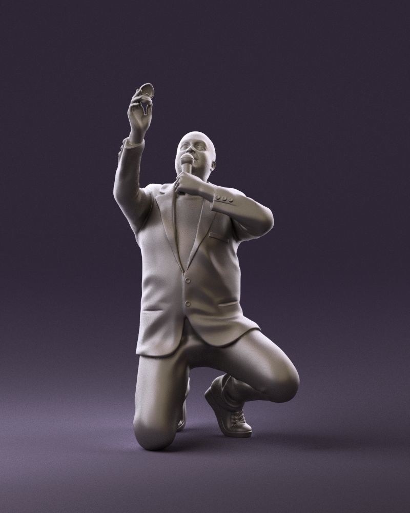 001060 man making an offer of marriage 3D Print Ready 3D print model_2