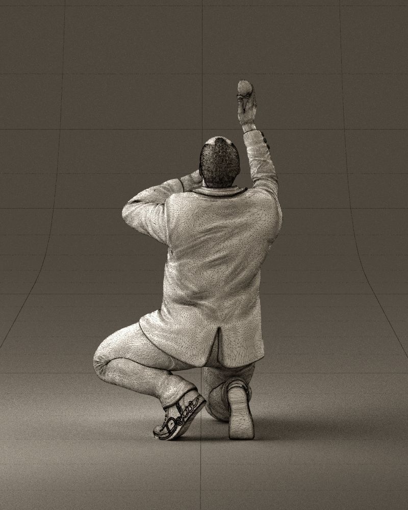 001060 man making an offer of marriage 3D Print Ready 3D print model_31