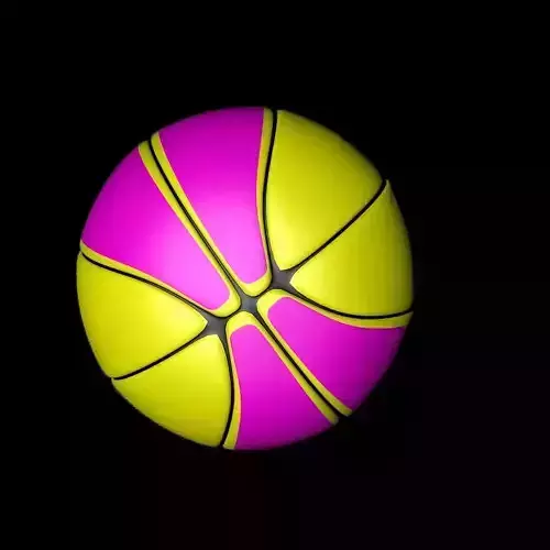 Basketball Pink n Yellow