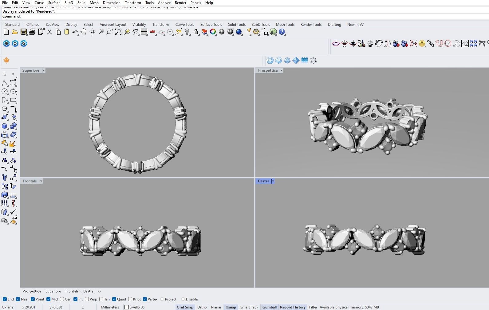 Eternity Ring  3D model_2