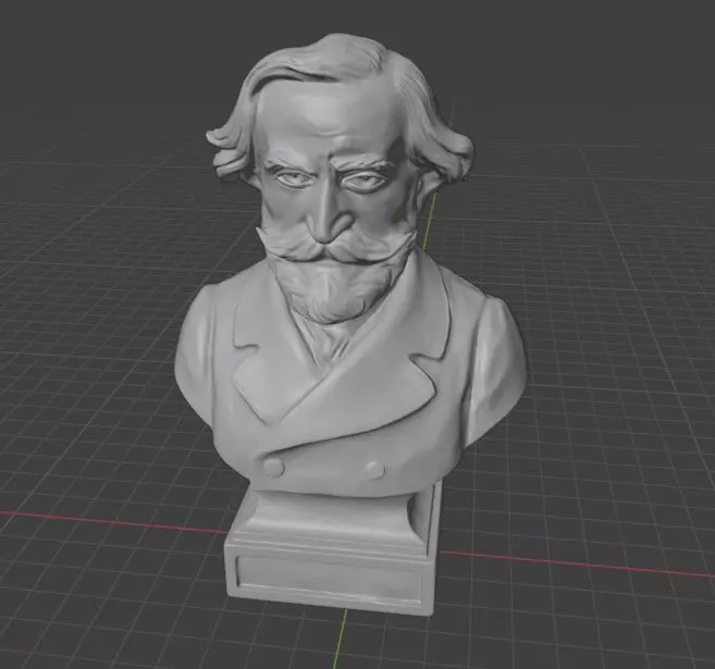 Giuseppe Verdi 3D print model_1