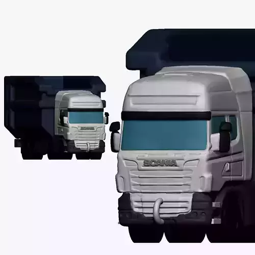 001121 toy truck 3d print ready