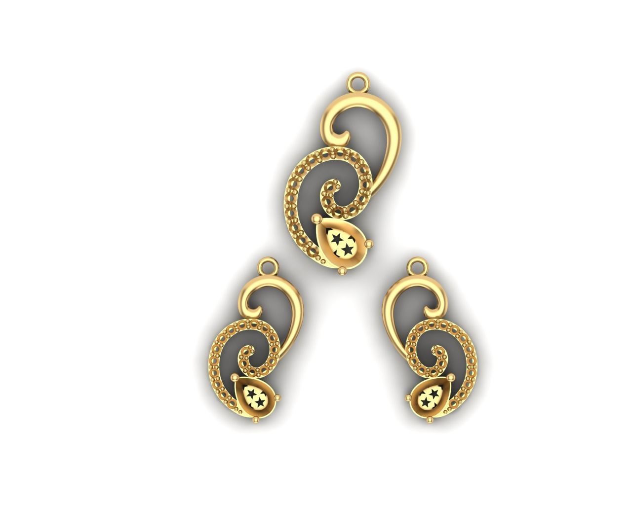 Half set 0043 3D print model_9