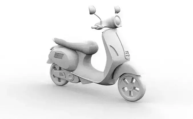 Vespa 3D Model