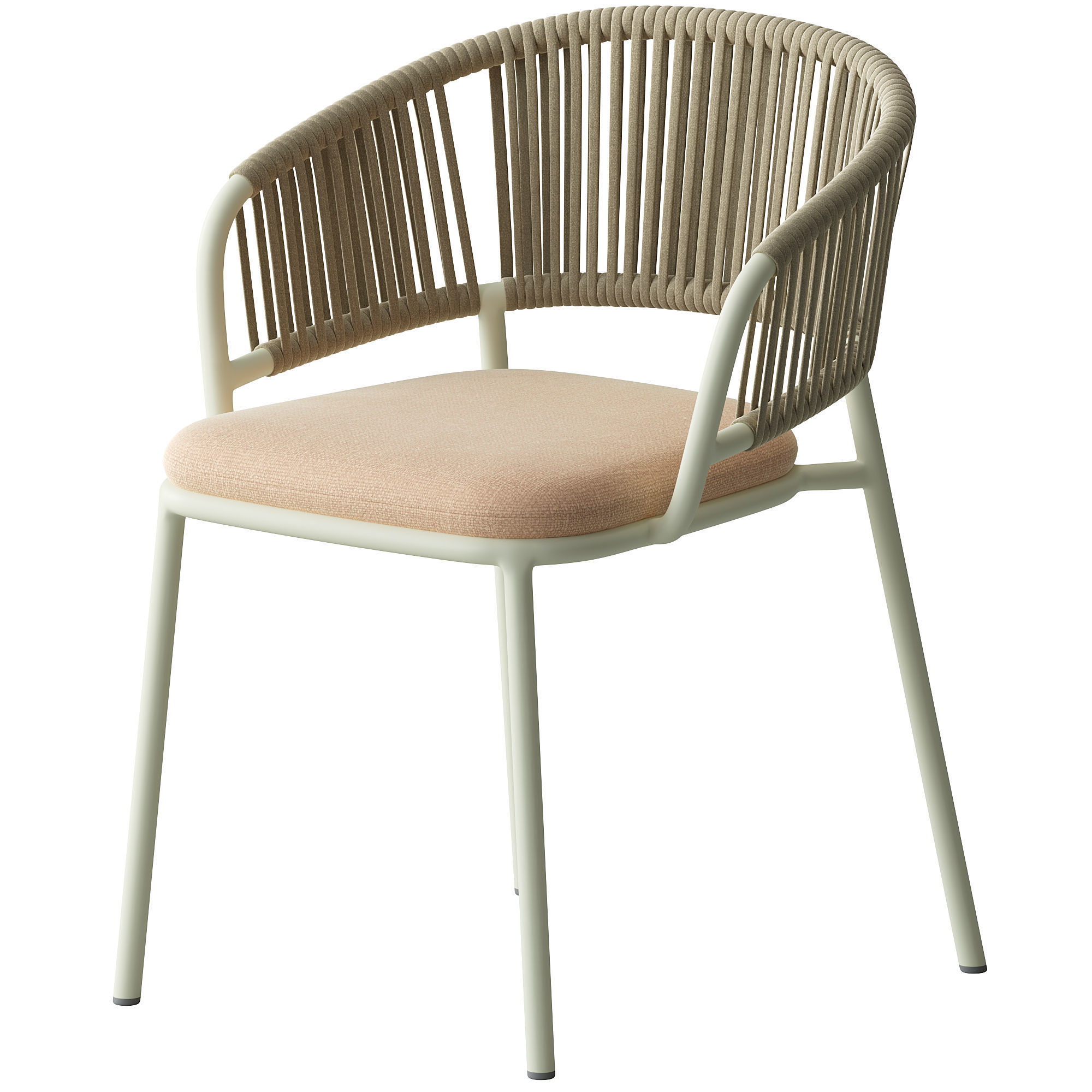 Mate Outdoor Dining Chair 3D model_2