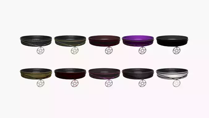 10 Gothic Collar D Collection - Character Fashion Design 