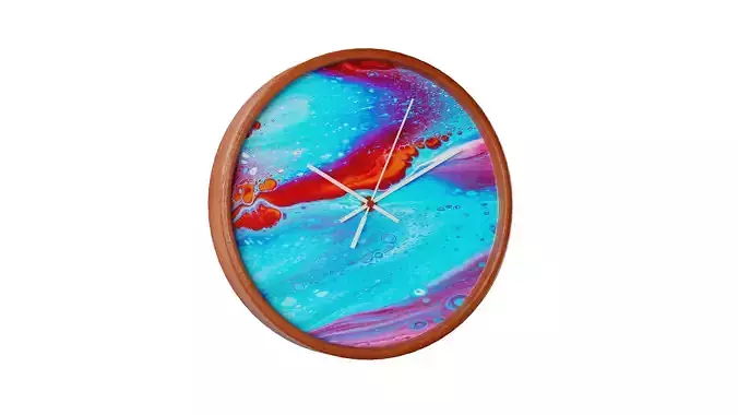 Minimalist Framed Wall Clock v4