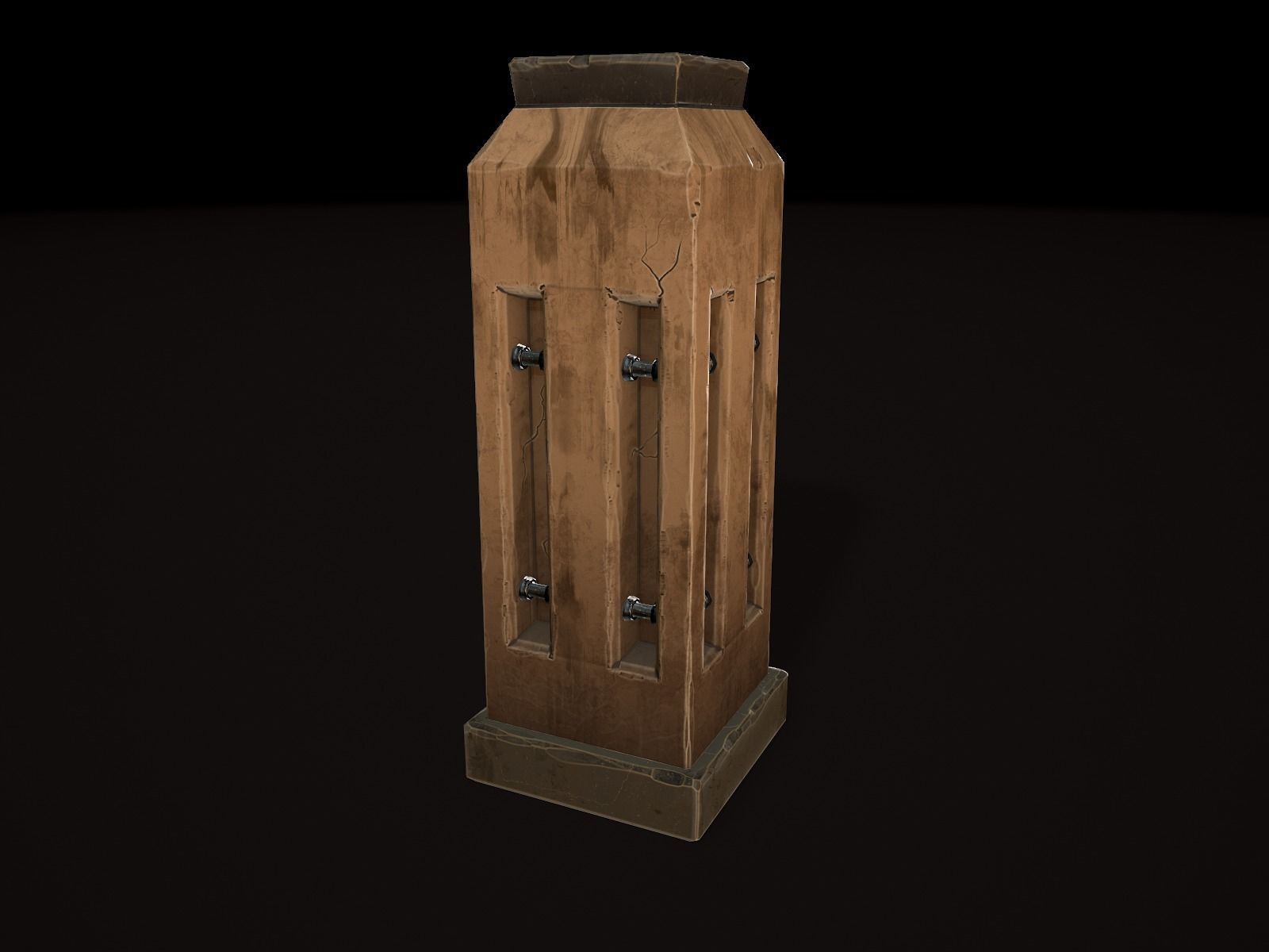 OLD CEMETERY ASSET PACK Low-poly 3D model_27