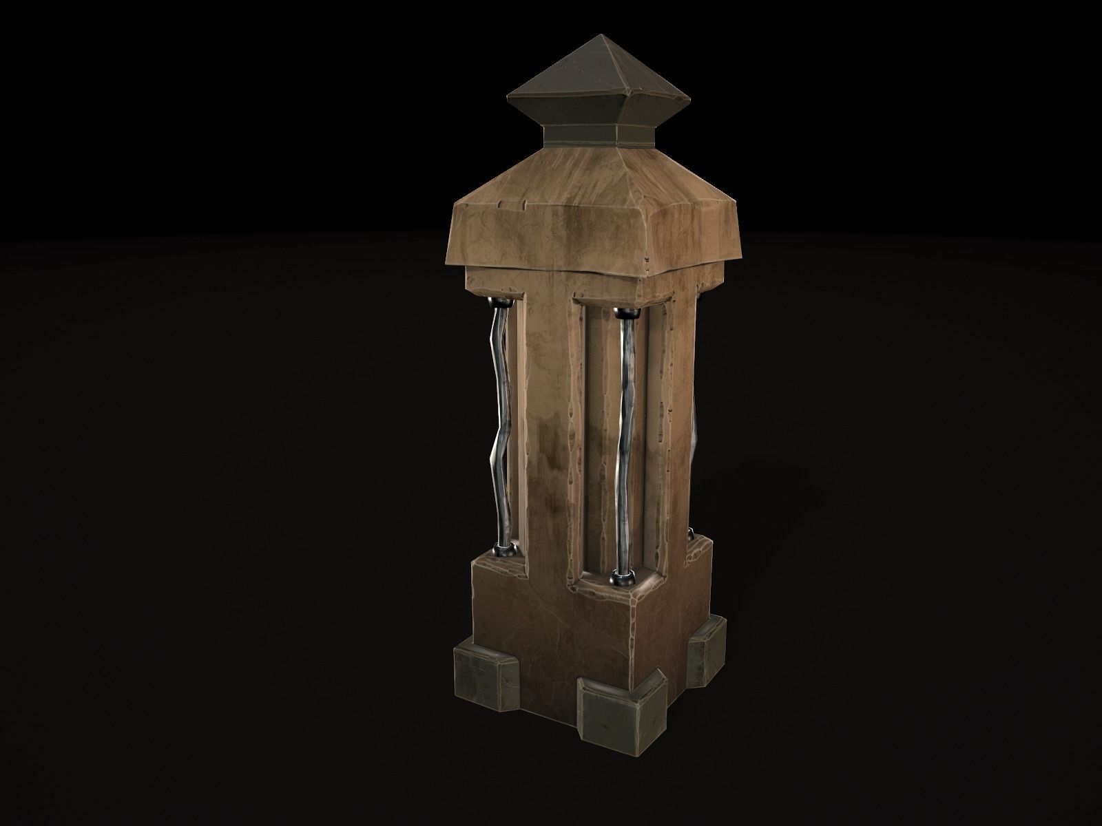OLD CEMETERY ASSET PACK Low-poly 3D model_25