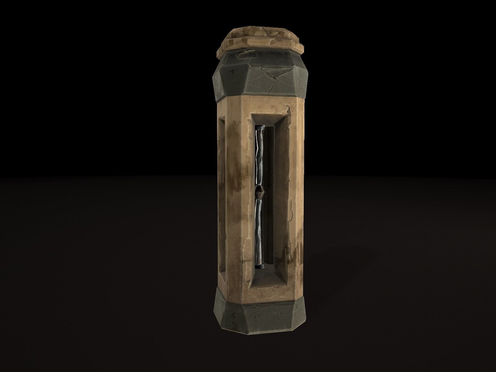 OLD CEMETERY ASSET PACK Low-poly 3D model_10