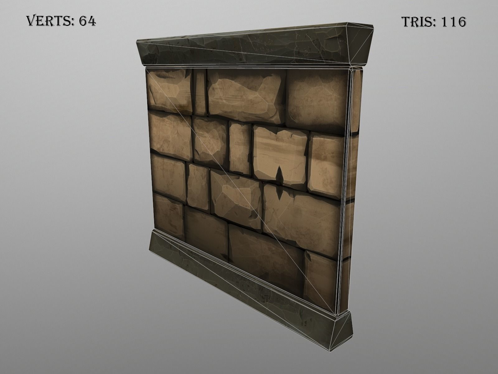 OLD CEMETERY ASSET PACK Low-poly 3D model_54