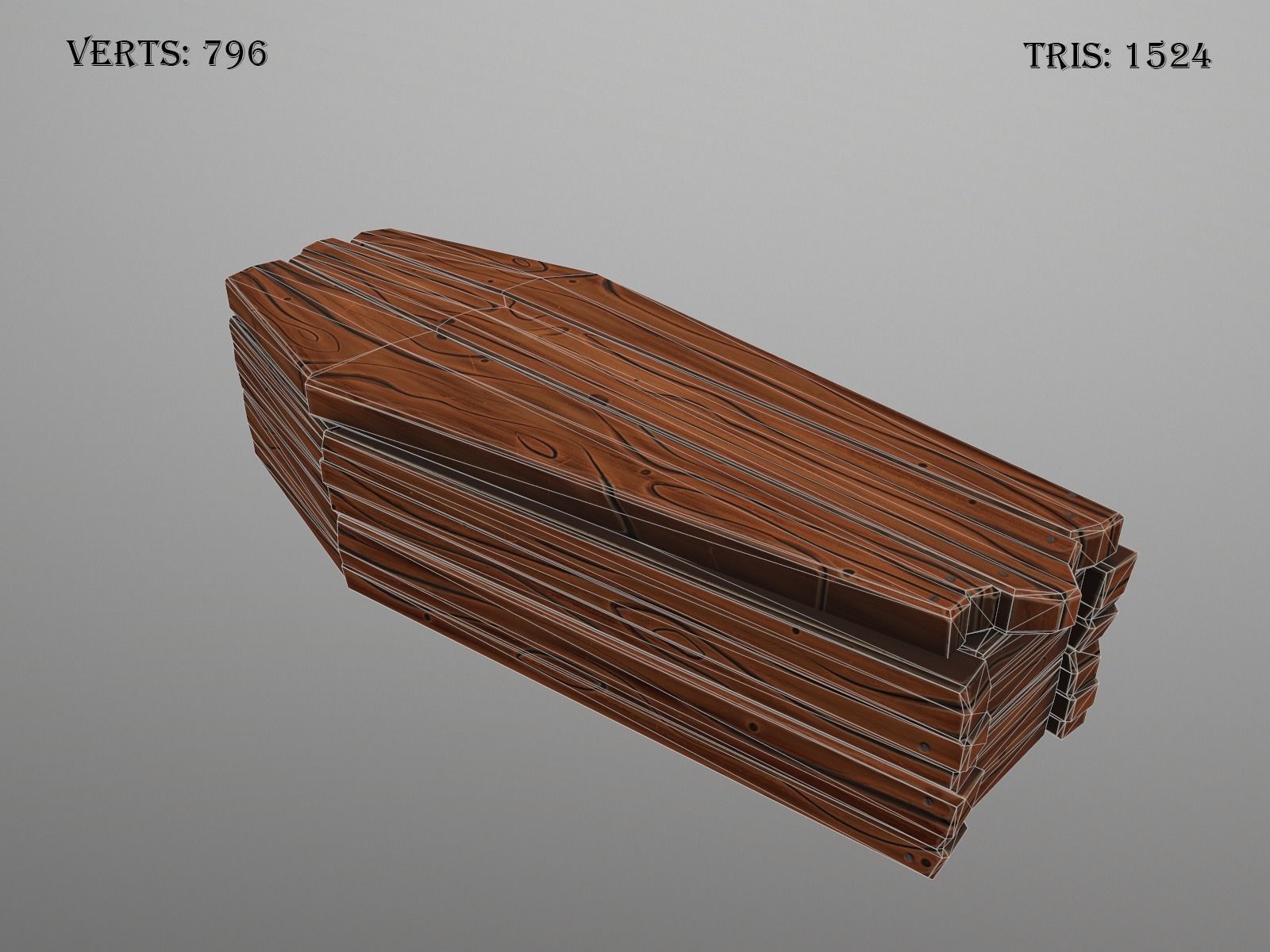 OLD CEMETERY ASSET PACK Low-poly 3D model_35