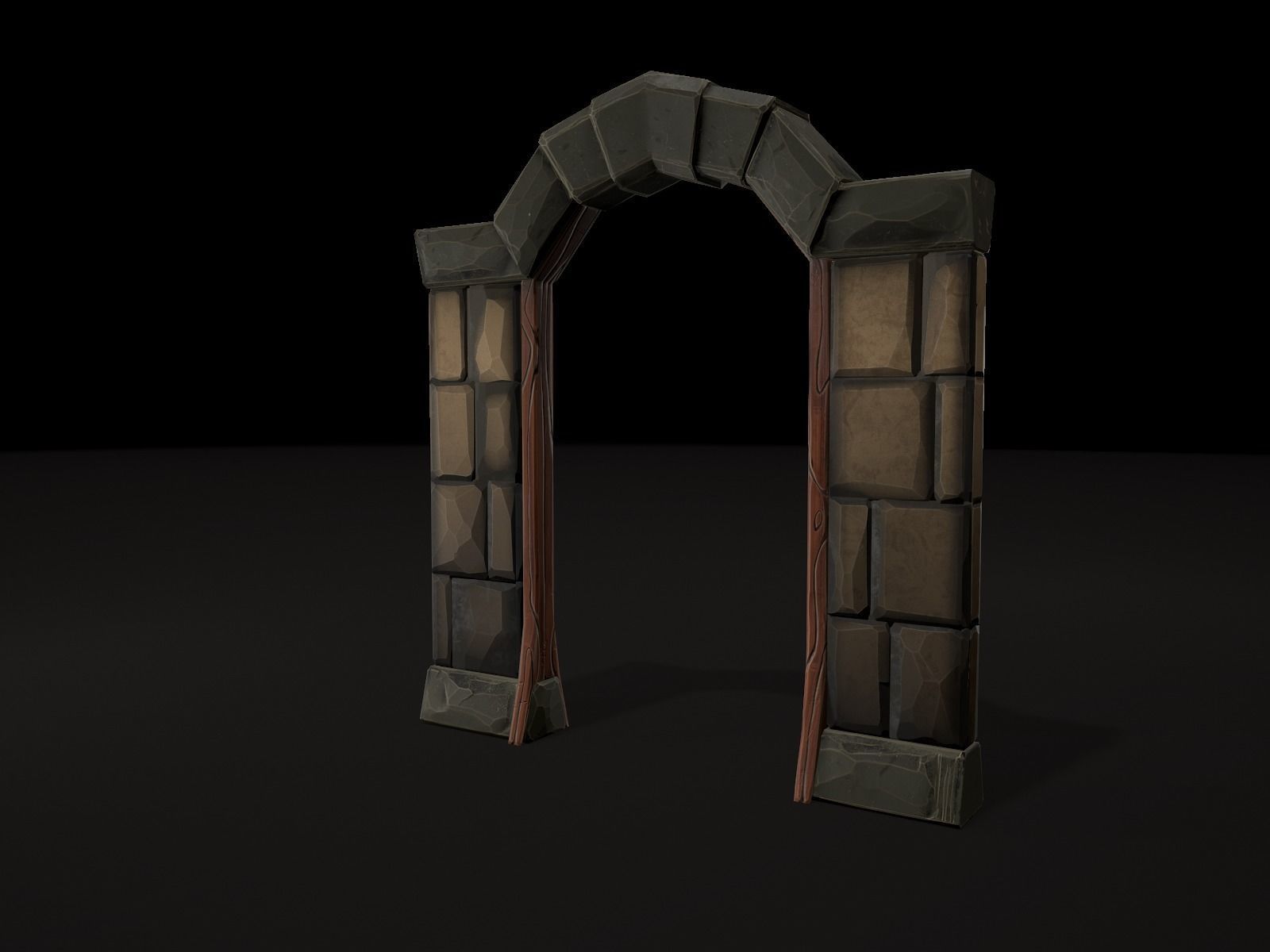 OLD CEMETERY ASSET PACK Low-poly 3D model_92